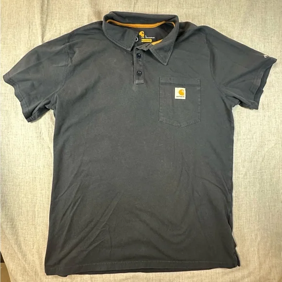 Carhartt Work Force Polo Shirt black - Picture 1 of 9